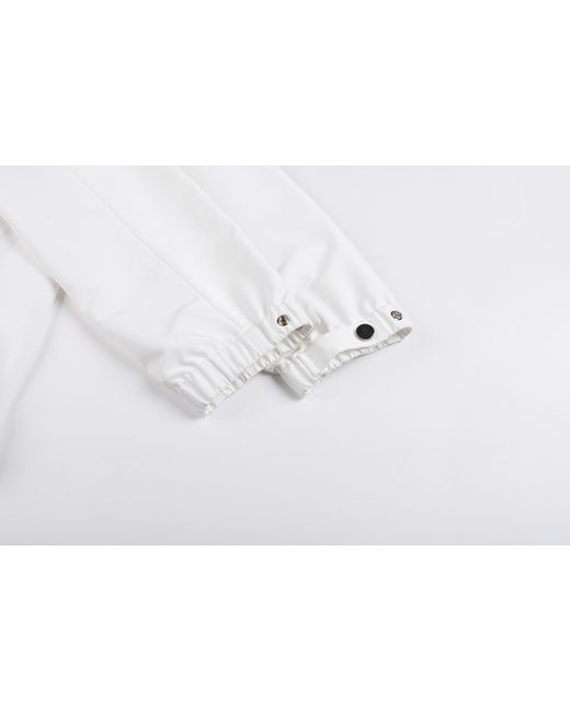 LIU REGALI White Hooded Long-Sleeved Casual Jacket for men