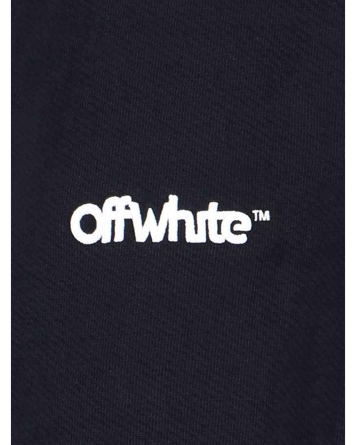 Off-White c/o Virgil Abloh Black Logo-Embroidered Track Pants for men
