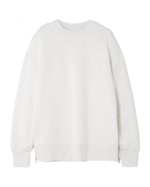 Varley White Crew Neck Sweatshirt
