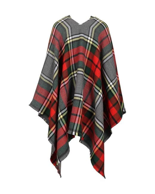 Vivienne Westwood Red Tartan Moonshine Poncho