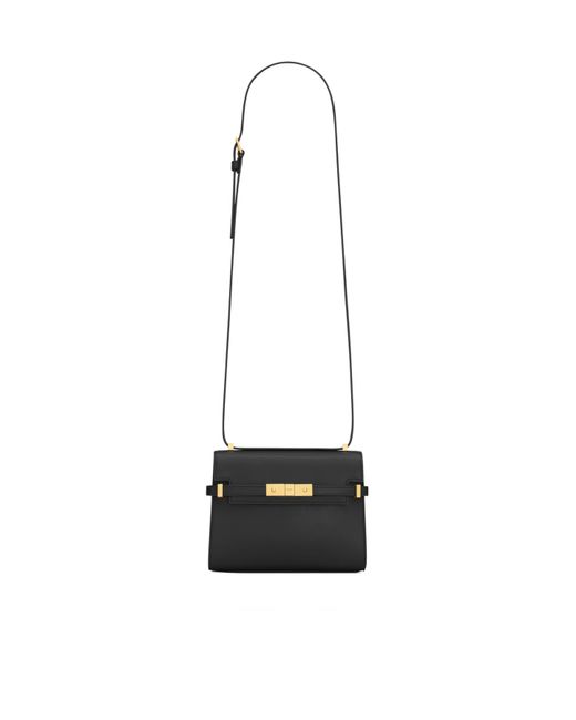 Saint Laurent White Manhattan Mini Crossbody Bag