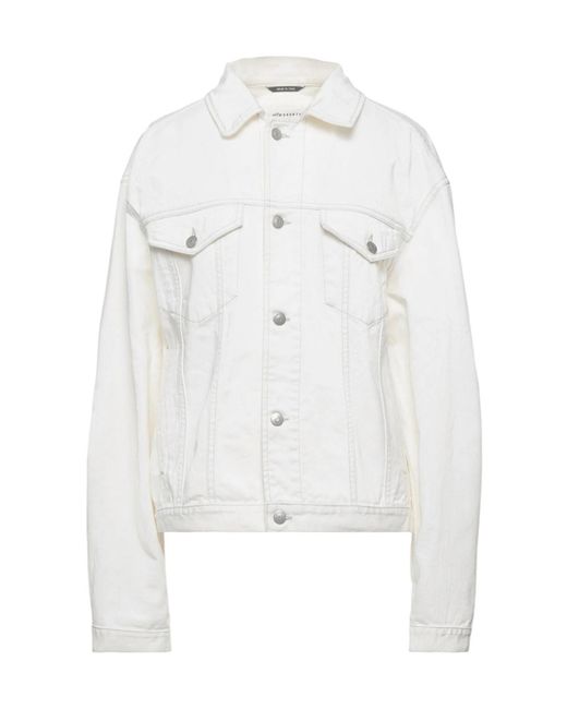 Maison Margiela White Denim Trucker Jacket