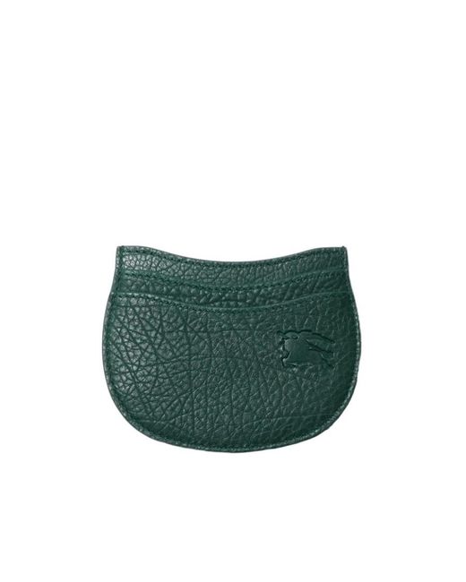 Burberry Green Rocking Horse Leather Card Holder