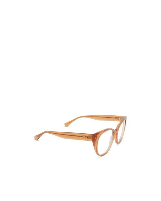 Max Mara Multicolor Round Frame Glasses