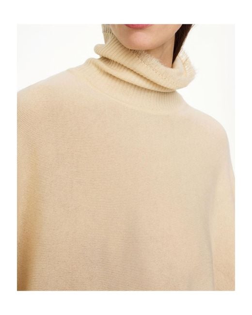 By Malene Birger Natural Turtleneck Wool Sweater