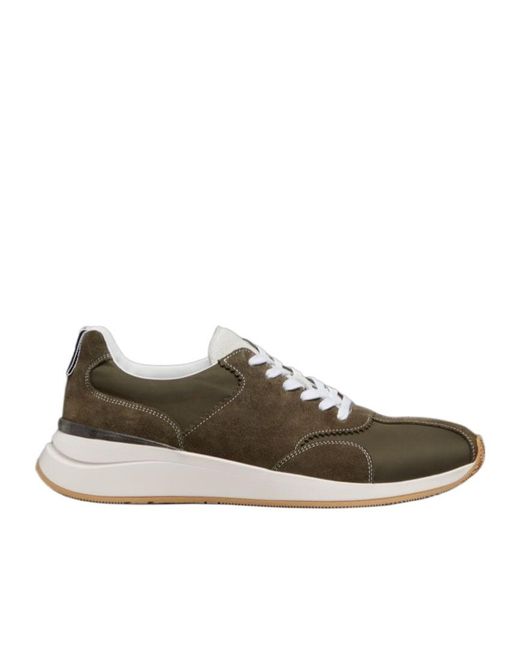 Thom Browne Brown Sprinter Panelled Sneakers for men