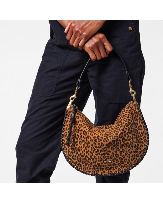 Isabel Marant White Oskan Soft Zipped Shoulder Bag