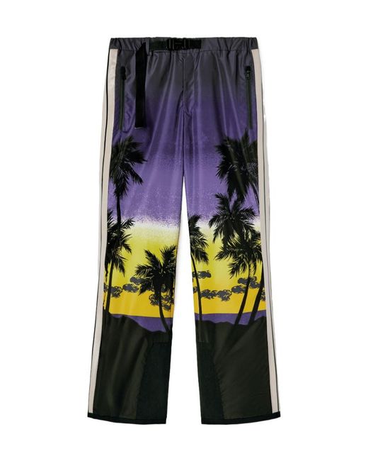 Palm Angels Multicolor Palm Sunset Elasticated Waistband Ski Pants for men