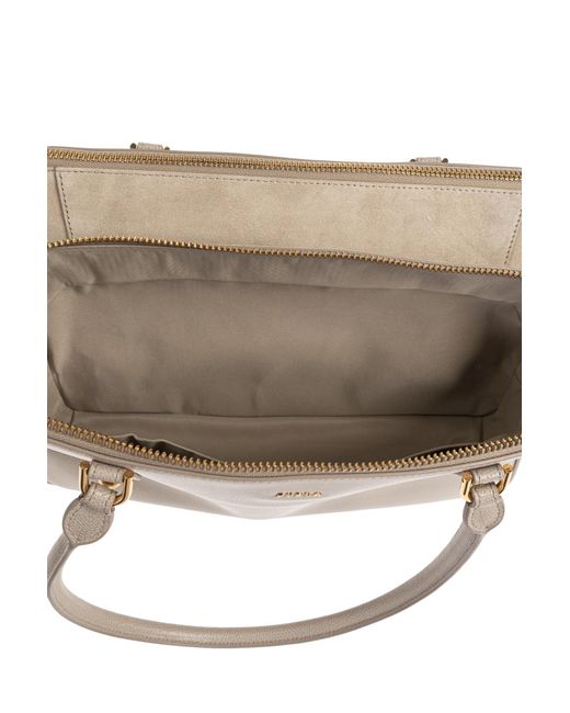 Furla Natural Giulia Large Shoulder Bag