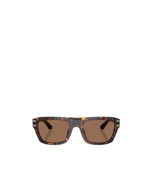 Dolce & Gabbana Brown Eyewear Rectangular Frame Sunglasses for men