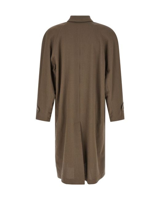 Magliano Brown Caligo Coat for men