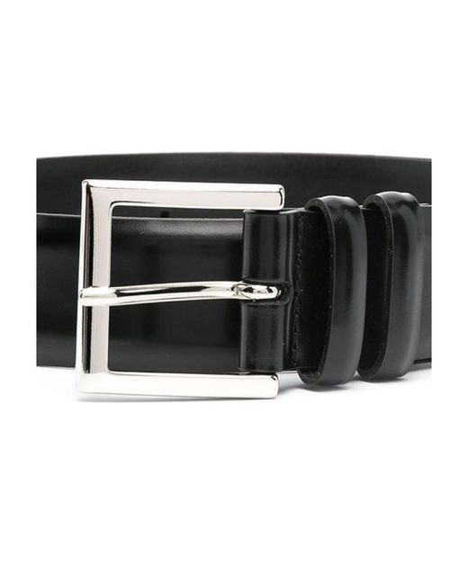 Orciani White Pointed-Tip Buckle-Fastened Belt for men