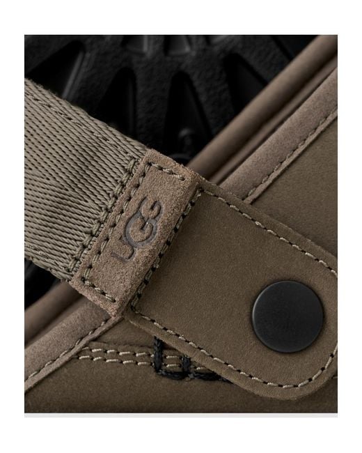 Ugg Brown Goldencoast Ii Adjustable Clogs for men