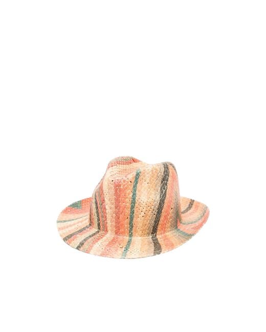 Paul Smith Pink Striped Hat