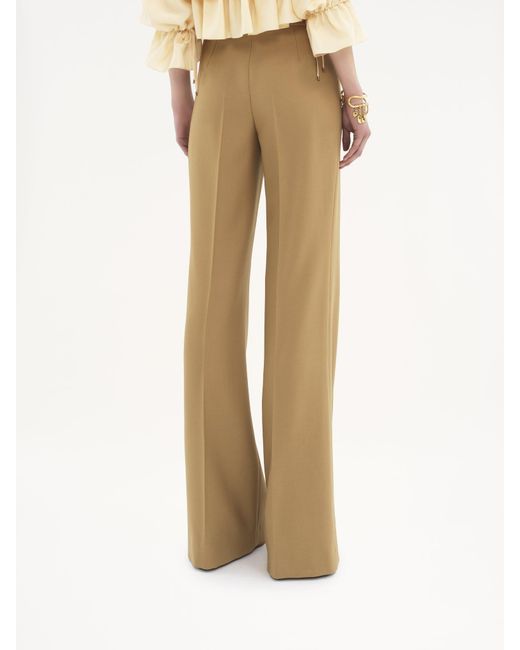 Chloé Natural Chloé Flared Tailored Trousers