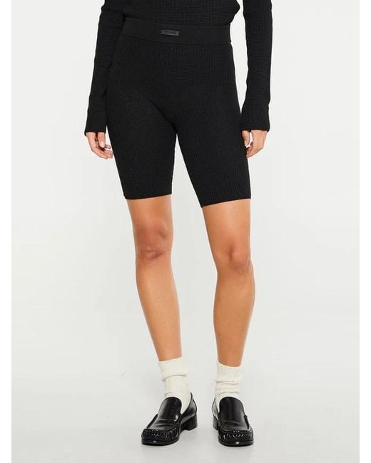 Fear Of God Black Waffle Biker Shorts