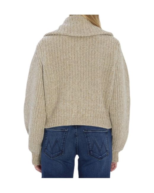 Lemaire Natural Long Sleeved Zipped Cardigan