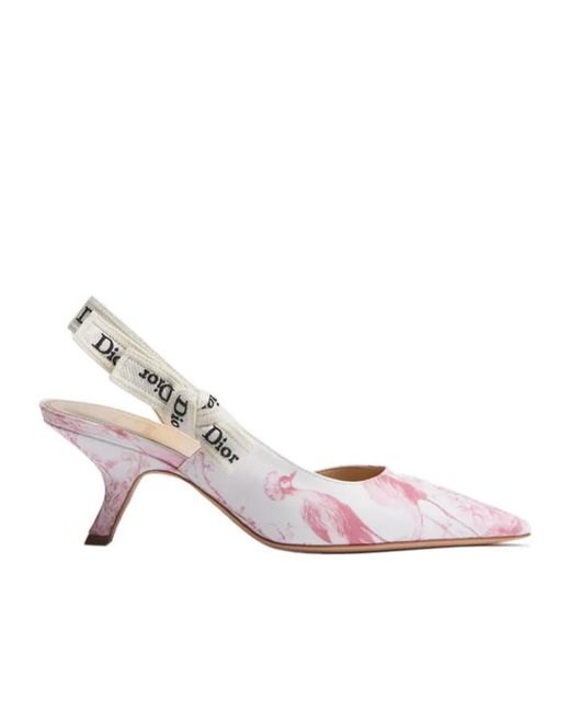 Dior Pink Iviera J'A Slingback Pump