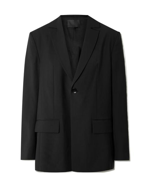 Tibi Black Woven Blazer