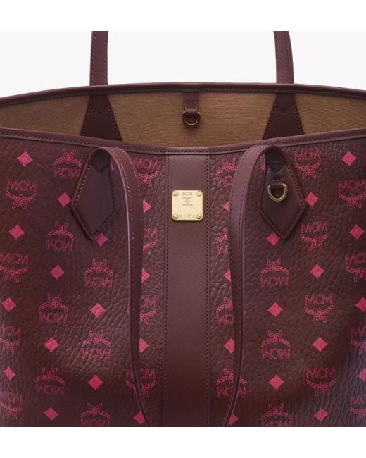 MCM Red New Liz Shopper
