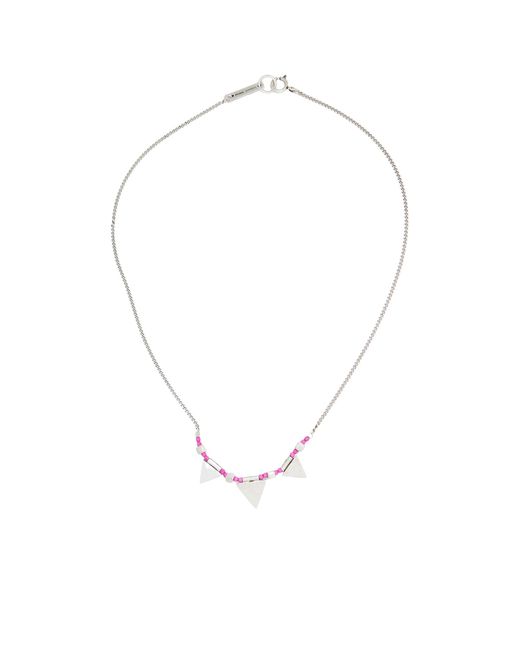 Isabel Marant White Metal Necklaces