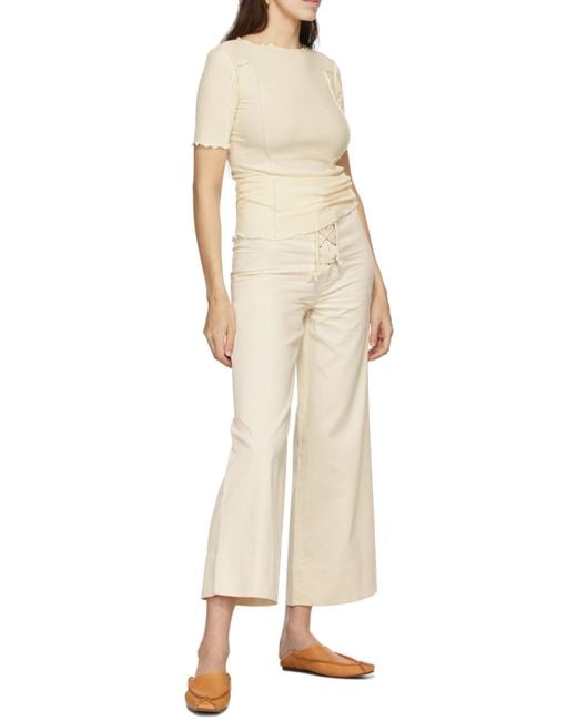 Baserange Natural Omato Stretch-Organic Cotton Top
