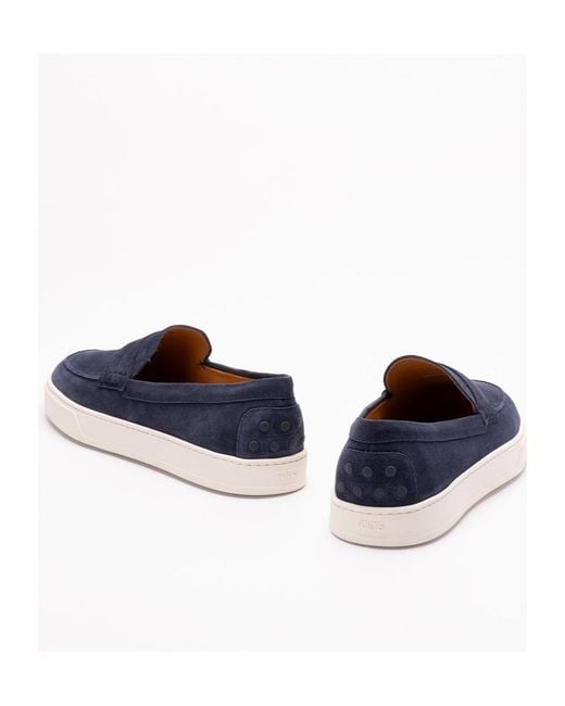 Tod's Blue Torba Slip-On Loafers for men