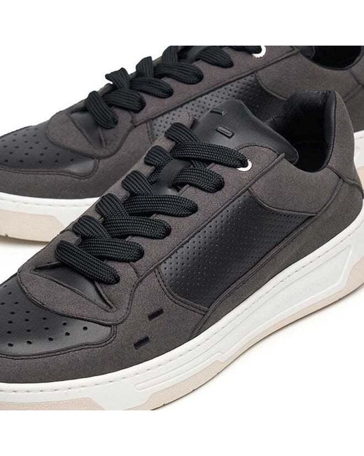 Filling Pieces Black Lace-Up Sneakers for men