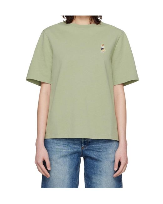 Maison Kitsuné Green Maison Kitsuné Dressed Fox Comfort T-Shirt