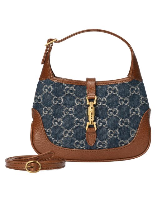 Gucci Blue Mini Jackie 1961 Shoulder Bag