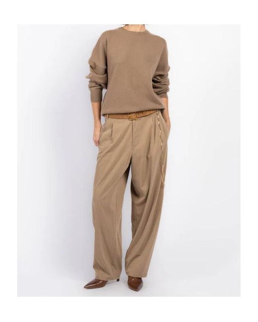 DARKPARK Brown Phebe Chain Pants