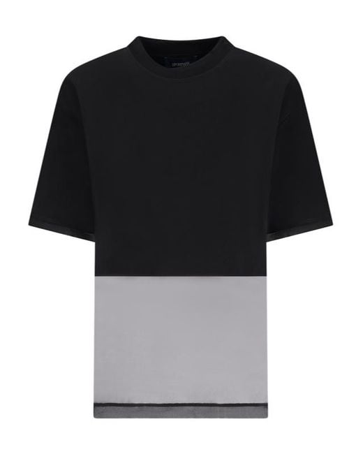Sportmax Black Dottelia Colourblock T-Shirt