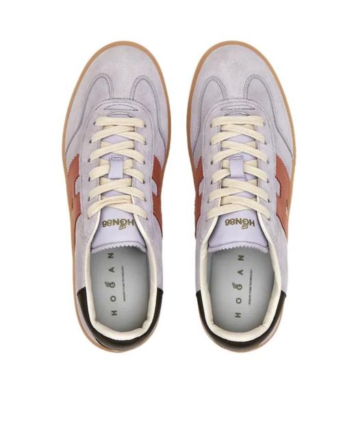 Hogan Pink Cool Side H Patch Sneakers