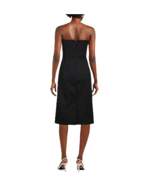 Sportmax Black Bodycon Sleeveless Maxi Dress