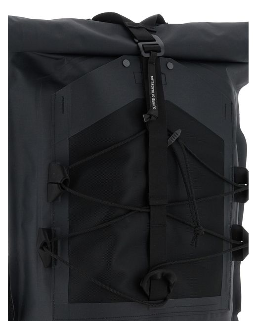 C P Company Black The Metropolis Series Backpack for men
