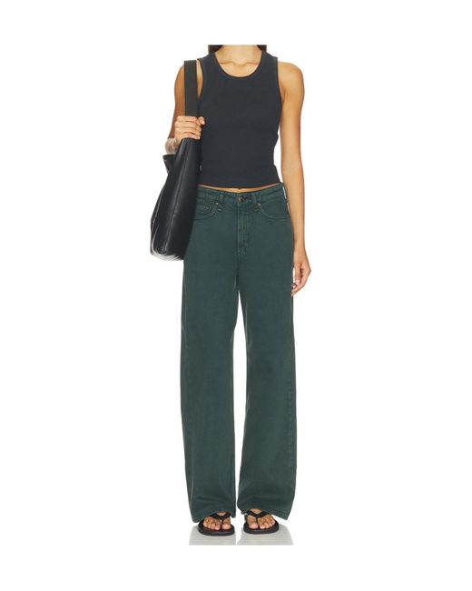 Rag & Bone Green Belt Loop Jeans