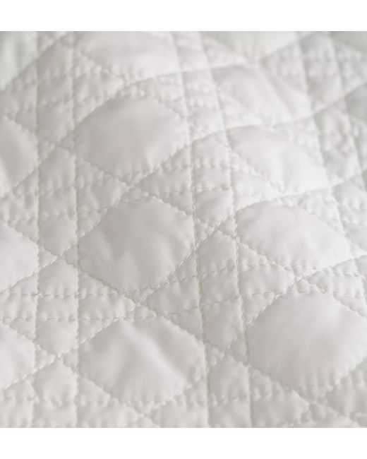 Dior White Macrocannage Short-Sleeved Jacket