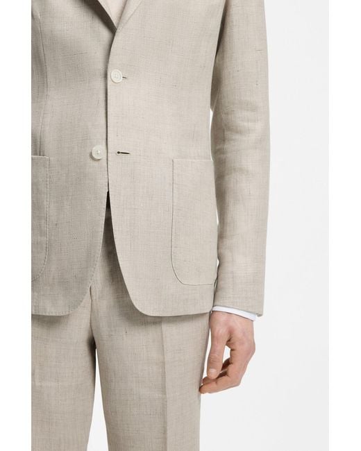 Boss Natural Hanry Two-Button Blazer for men