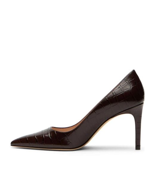 Stuart Weitzman Brown Stuart Power Pump 85
