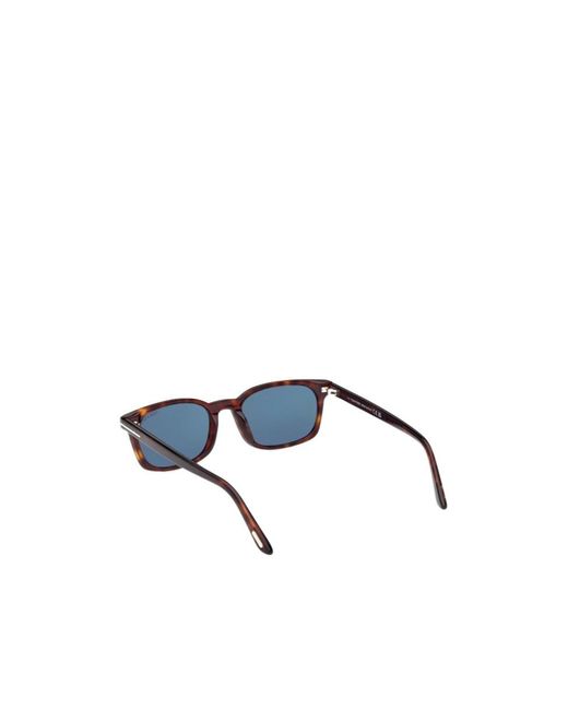 Tom Ford White Eyewear Rectangular Frame Sunglasses for men