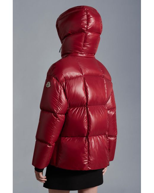 Moncler Red Parana Short Down Jacket