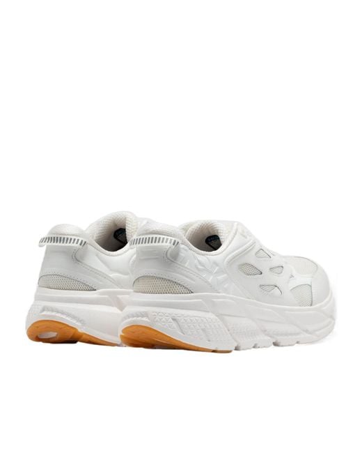 Hoka One One White Clifton L Sneakers for men