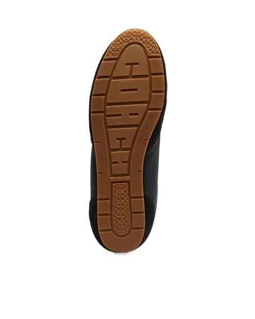 COACH Black Panelled Sneakers
