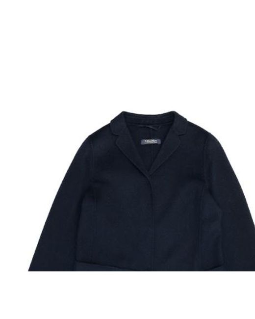 Max Mara Blue Logo Coat