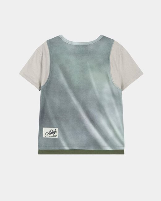 ANDERSSON BELL Blue Printed Layered T-Shirt