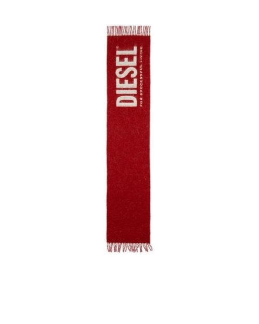 DIESEL Red S-Kott Scarf