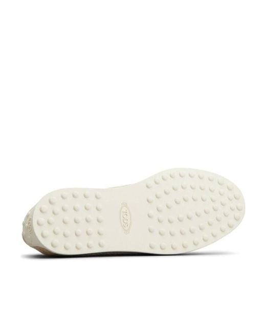 Tod's Natural Gomma Slip-On Loafers