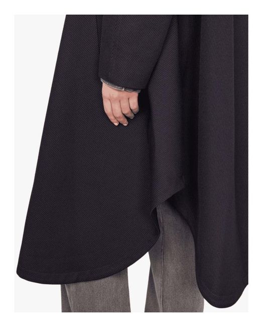 Officine Generale Black Long-Sleeved Coat