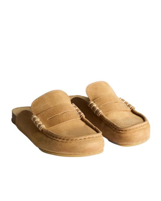 J.W. Anderson Brown Stitch Loafer for men