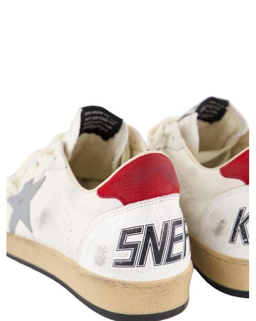 Golden Goose Deluxe Brand White Ball Star Sneakers for men